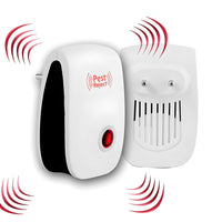Ultrasonic Pest Repeller Machine for Mosquito Rats Cockroach Home Plug in Electric Pest Repellent Pest Control Reject Aid (Red)
